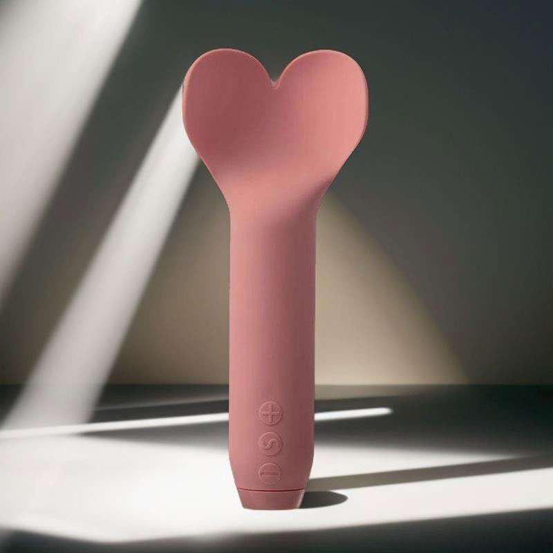 Máy Massage Hình Trái Tim JeJoue Amour - 2 Chế Độ Rung & Liếm, Thiết Kế Ngụy Trang 